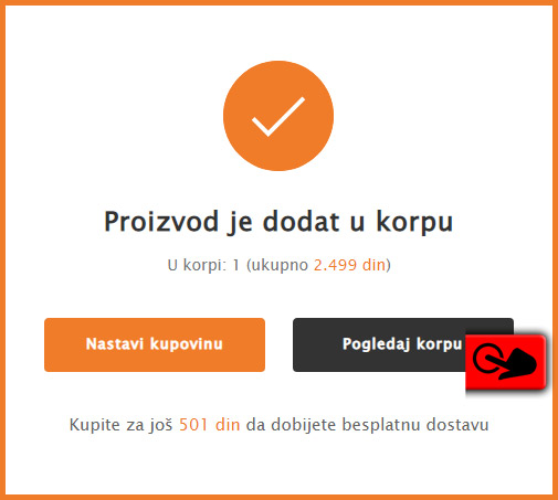 Kako Kupiti Uvid Po Dodavanju U Korpu